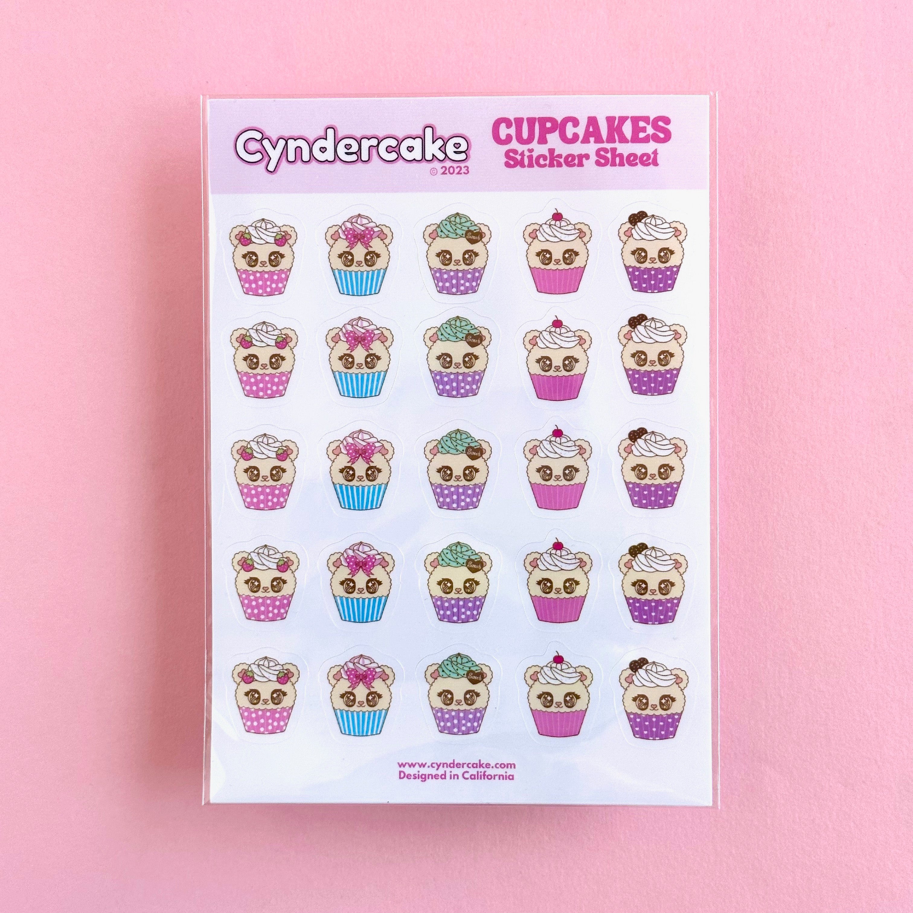 Pretty Pretty Cupcakes Stickers and Decal Sheets | LookHUMAN