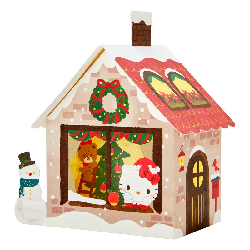 [Hello Kitty] Sanrio Characters Christmas House Card