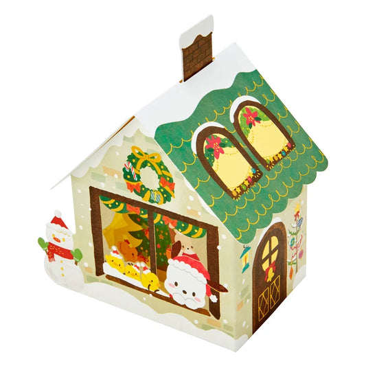 [Pochacco] Sanrio Characters Christmas House Card