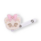 Vivi-Bear Head Badge Reel (Glitter Version)