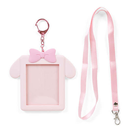 [My Melody] Sanrio Characters Enjoy Idol Card Case with Frame & Lanyard