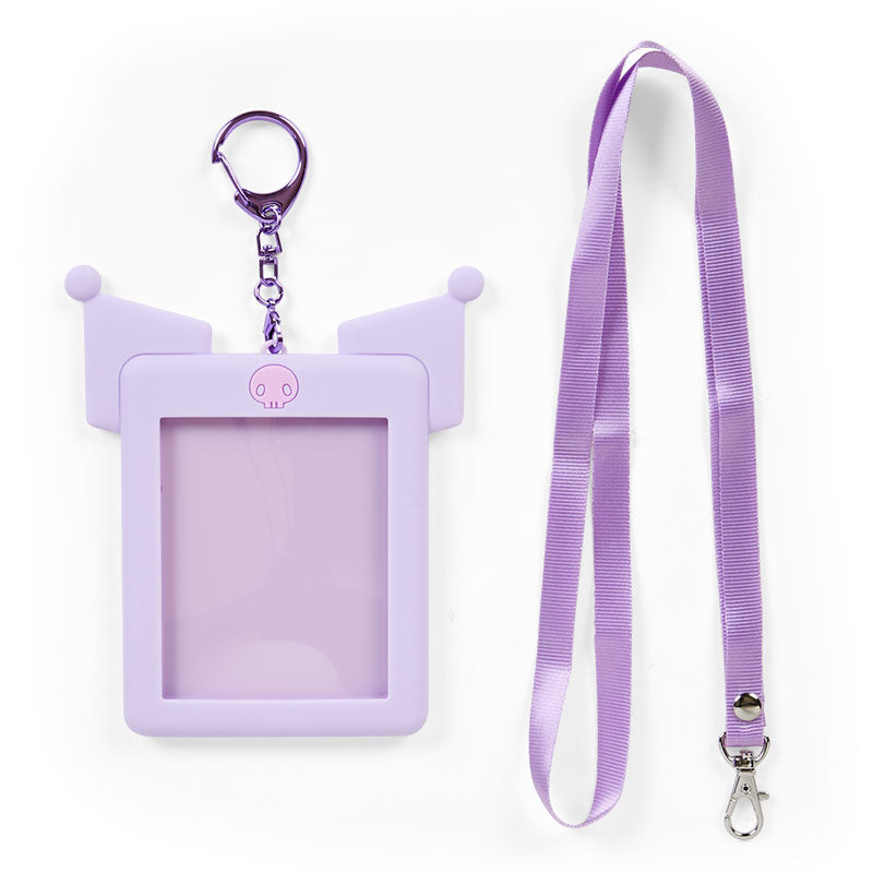 [Kuromi] Sanrio Characters Enjoy Idol Card Case with Frame & Lanyard