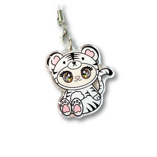 [Mini Charm] White Tiger Vivi-Bear