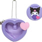 [Kuromi] 2024 Sanrio Characters Award 3rd Colorful Heart Series Mini Pouch with Badge