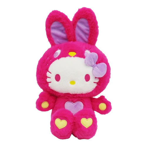 [Magenta] Hello Kitty Colorful Bunny Plush