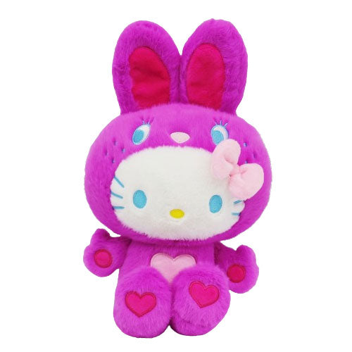 [Purple] Hello Kitty Colorful Bunny Plush