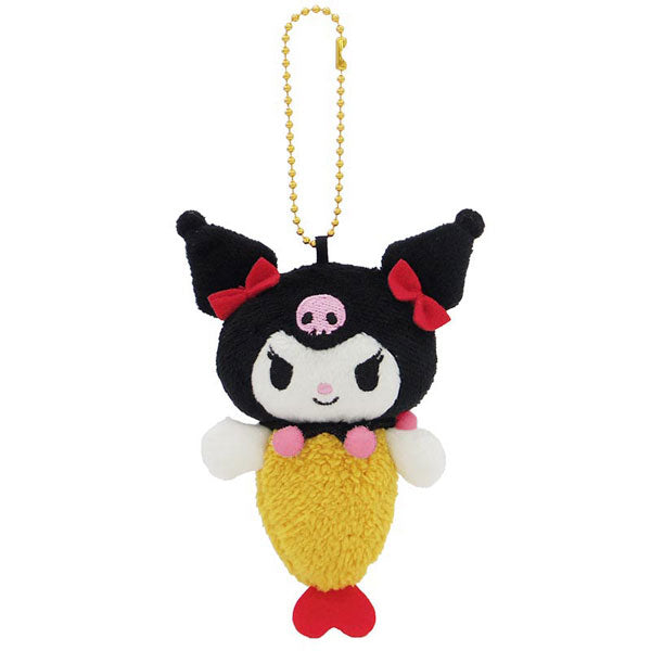 [Kuromi] Sanrio Characters Fry Ebi Plush Mascot Keychain