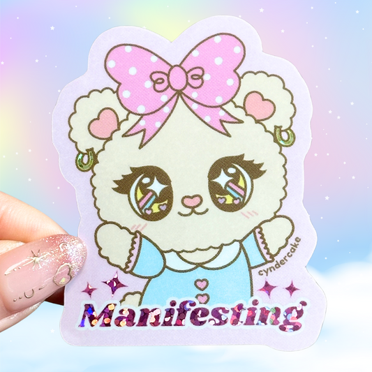 Vivi-Bear "Manifesting" Sticker