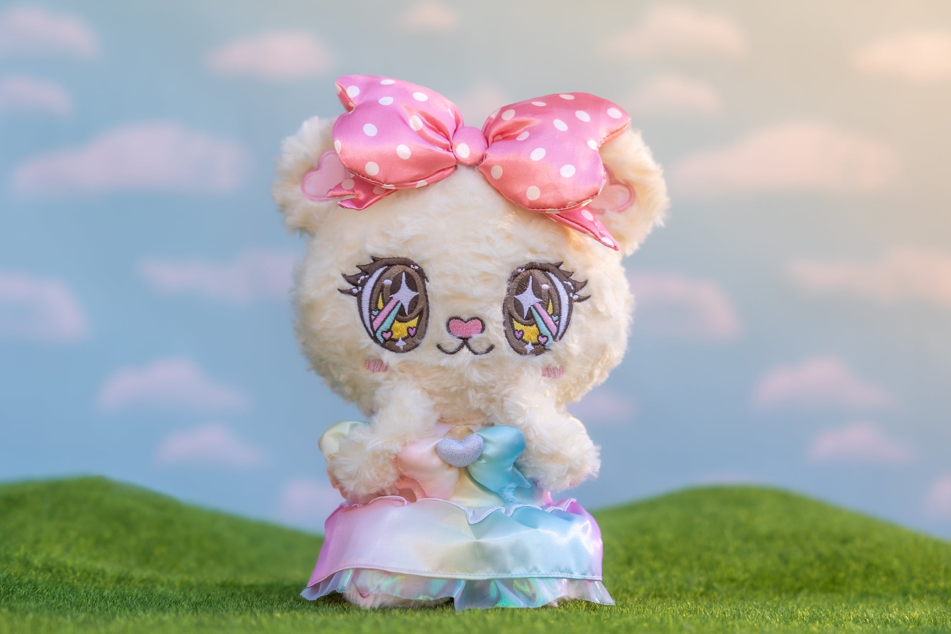 My Melody Stuffed Animal Gift Set with Rainbow Dress