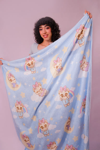 Dreamy Clouds Fleece Blanket