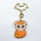 Vivi-Bear Pumpkin Glitter Keychain