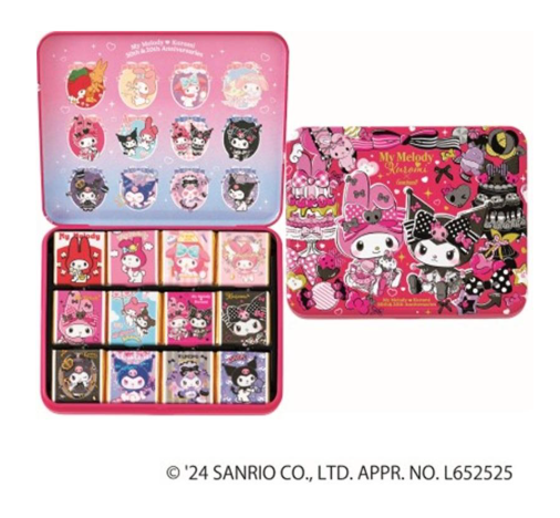 [Valentine 2025] My Melody & Kuromi Chronicle Chocolate Can Box