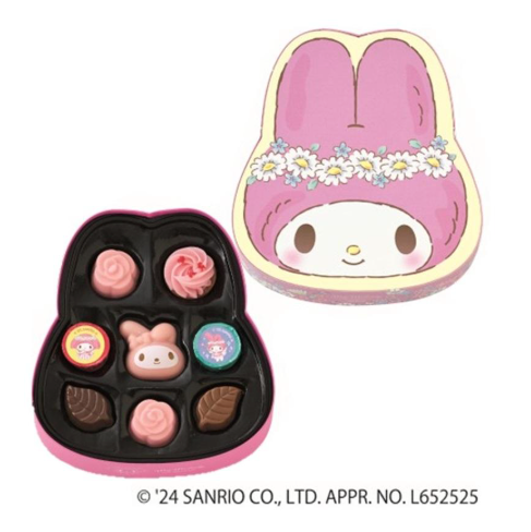 [Valentine 2025] My Melody Chocolate Face Can Box