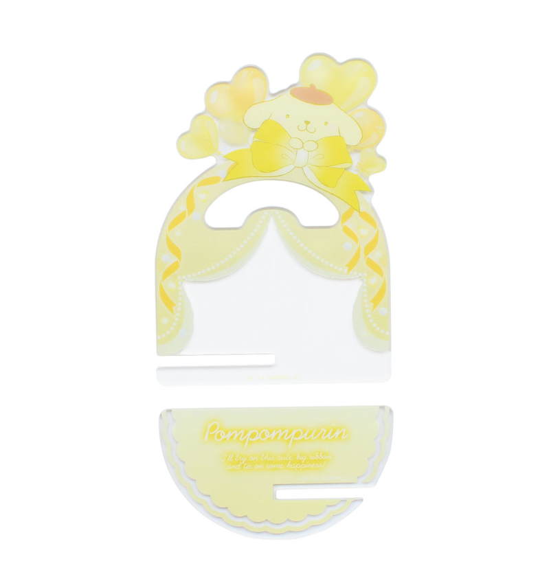 (Pompompurin) Sanrio Characters Acrylic Holder for Standee & Can Badge