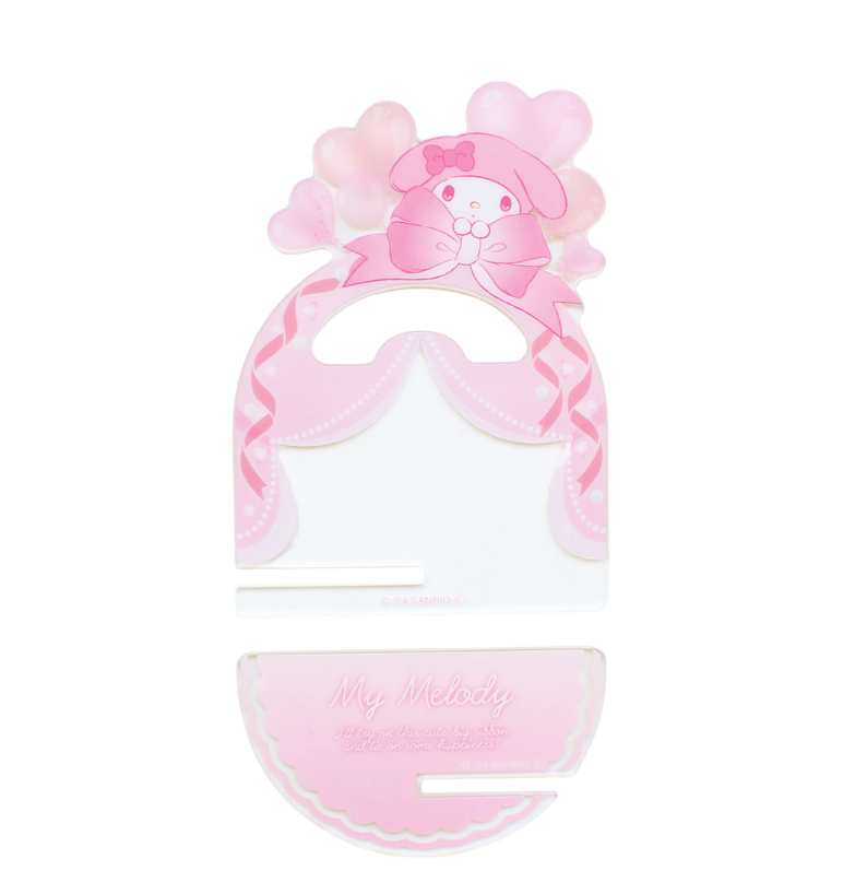 (My Melody) Sanrio Characters Acrylic Holder for Standee & Can Badge