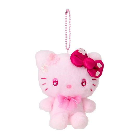 Hello Kitty Sakura Plush Keychain