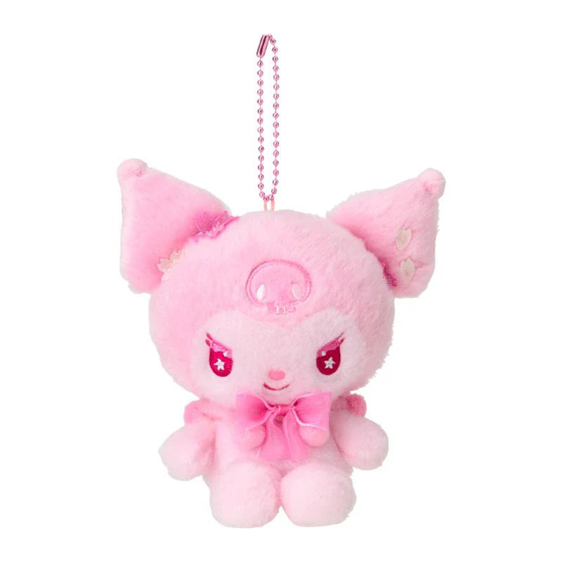 Kuromi Sakura Plush Keychain